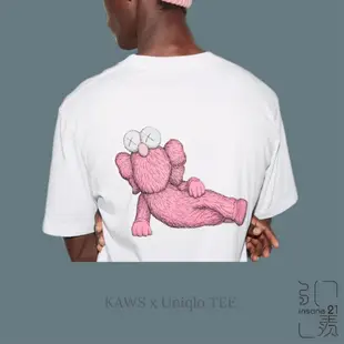 KAWS X UNIQLO UT 親子 短袖 短T 白粉 男女 孩童 TEE 【Insane-21】