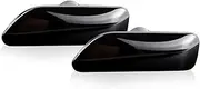 Side Mirror Indicator for Volvo S60 MK1 2001-2009 S80 MK1 1999-2006 2piece Dynamic Turn Signal Light LED Amber Side Marker Blinker Dynamic Sequential Blinker(2xNO Dynamic Smoked)