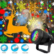 Christmas Snowflake LED Laser Projector Light Snow Outdoor Garden Landscape Lamp