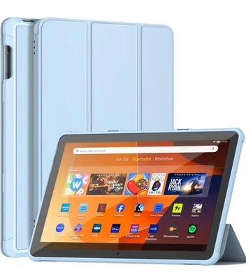 YQQ Light Blue Protective Case For Amazon Fire Tablet Gen 13 2023 Free Shipping