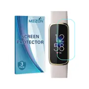 3 Pack MEZON Fitbit Luxe Ultra Clear TPU Film Screen Protectors