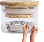 Nail Brush Washing Cup Nail Brush Washing Bowl with Lid Brush Brush Cleaner Cup Multi-Purpose Pen Polish Remover Cleanser Cup