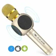 Karaoke Microphone, Wireless Microphone Handhold Mic Bluetooth Speaker 3.0