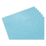 6pcs Glitter EVA Foam Sheets 12x8 Inch, 2mm Thickness Light Blue Self Adhesive