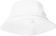 [Ipetboom] Retro Thin Brim Hat Sun Blocking Cap for Men Women Spring Summer Outdoor Fishing Hat White
