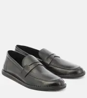 [The Row] The Row Cary leather loafers AU 11 black