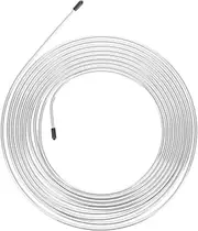 1Roll Vehicle Brake Line Tubing Kit Coated Brake Tube for Hydraulic Braking Systems and Transmission Ensures Leak Connections