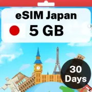 eSIM Japan - 5 GB - 30 Days - Travel eSIM | QR code activation