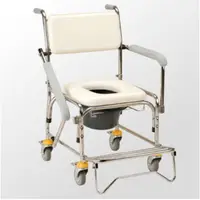在飛比找蝦皮購物優惠-《好康醫療網》均佳不銹鋼便器椅洗澡椅(扶手可後掀)JCS-3