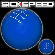 BLUE OL' SKOOL SHIFT KNOB FOR 6 SPEED SHORT THROW SHIFTER SELECTOR 1/2X20 K25