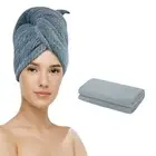 Large Microfiber Hair Towel Wrap for Women and Teens|Anti Frizz Hair Drying T...