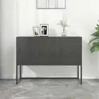 Sideboard Steel Home Storage Cabinet Side Table Furniture Multi Colours vidaXL