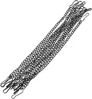 PartyKindom 20pcs Picture Hanging Chains with Hook Metal Plant Hangers for Use Sturdy Iron Chains for Decorating for Wall Art and Plant Displays