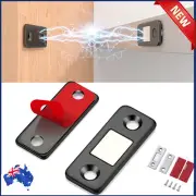 1-5 Pack Magnetic Push Latches for Cabinet, Push to Open Door Latch Punch-Free