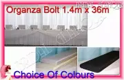 Organza Bolt 1.4m x 36m Roll Shimmering Wedding Chair Sash Pew Bow Mesh Tulle