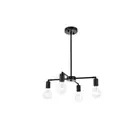 Living District Cairo 4 Light Pendant, Black - LD2339BK