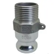 Cam & Groove Type F Adaptor x Male BSP Aluminium Die Cast
