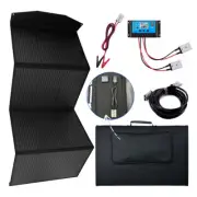400W Folding Solar Panel Blanket Kit 12V 300 Watt Flexible Mono Mat & Controller