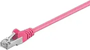 Goobay 94423 CAT 5e Patch Cable, F/UTP, Magenta - CCA Copper Mix