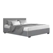 Elwood Storage Queen Bed Frame Grey