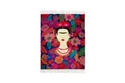 Rayell Kahlo 130x170cm Canvas Throw Blanket Rectangle Sofa Bed Home Decor Dark
