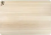 Shun Cutlery Medium Hinoki Cutting Board, 15.75" x 10.75" Wooden Kitchen Chopping Board, Soft Wood Preserves Knife Edges, Forest Stewardship Council Certified, Japanese