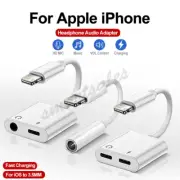 USB Type C iPhone Jack to 3.5mm Splitter 2in1 Adapter to AUX Headphone & Charger