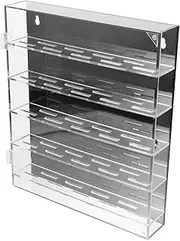 CAXUSD Clear Coin Display Case Coin Capsules Holder for Safe Storage Showcasing Collectors Resistant Thick Design