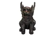 Gargoyle Statue Cast Iron Hand Made Antique Rust Garden Statue