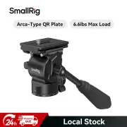 SmallRig Tripod Fluid Head Pan Tilt Head w/ QR Plate for Arca DSLR Cameras -3259