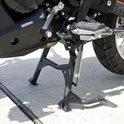 Lorababer for Versys X-300 Motorcycle Steel Center Foot Support Stand Mount Centerstand Compatible with K-awasaki Versys X300 Versys-X300 2017-2023 18 19 20 21 22 Parking Kickstand Holder