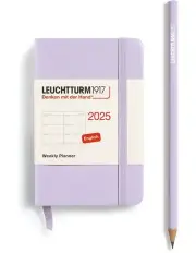 [LEUCHTTURM1917] Weekly Planner Mini Notebook 2025 in Lilac