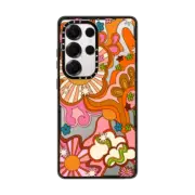 Galaxy S25 Ultra Impact Case Seventies Psychedelic by Illustrated by Charlie