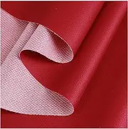 Leatherette Vinyl Fabric Faux Leather Upholstery Material Sold by The metre Simulation Leather Texture Multi-Size-Red 1.6x7m