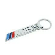 3D BMW M3 Chrome Stainless Steel Key Ring Series 1 3 5 7 X1 X4 Z4 Keyring X5 X3