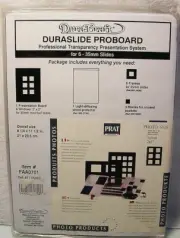 DuraCraft Duraslide Proboard | 8 1/4X11 1/2" | holds 6 - 2X2" 35MM Slides | $15