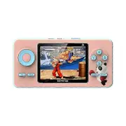 New S5 Retro Video Handheld Game Console Built-in 520 Classic Games 3.0 Pink