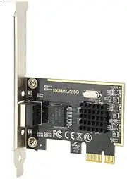2.5Gb Gigabit Ethernet Card, PCI Express Network Adapter, RJ45 LAN Adapter | Heatsink | FullHalf Duplex Support for Windows / / 8/8/1/10
