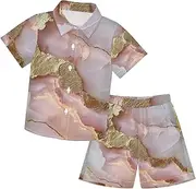 [Caihoyu] Big Boy Outfits Shirt Short Sets Toddler Boy Clothes Summer Clothes Set