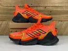 Men's Adidas Mahomes 1 Impact FLX "Poison" Multi Size Orange Black (IF4806)