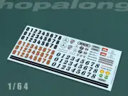 Scalextric/Slot Car/Diecast 1/64 Scale Waterslide Decals. sf005w
