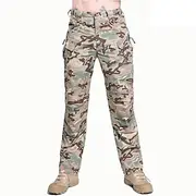 Men's Cargo Pants Hiking Pants Trousers hiking trousers Camouflage Outdoor Regular Fit Waterproof Quick Dry Lightweight Breathable Pants / Trousers Pocket Elas