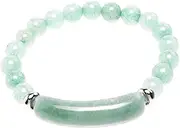 VALICLUD 1pc Natural Stone Bracelet Hand Ornament Gemstones Bracelet Bangles Bracelets Hand Jewelry Wrist Chain Rock Bead Bangle Bracelets for Women Lady Bangle Green