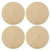 4pc Maine & Crawford Andrea 35cm Cotton Placemat - Natural