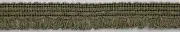 1" Taupe Loop Fringe Fabric Upholstery Trim 8 Yards Trimming