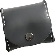[TINEASUR] Men's Mini Wallet Vintage Bag Purse Button Design Small Pouch Outdoor Holder Practical Bag Portable Container