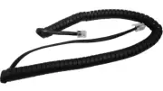 New 9 Foot Handset Receiver Curly Cord for Vertical Summit IP Phone Black