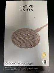 Native Union (10W) Drop Wireless Charging Pad - Rose
