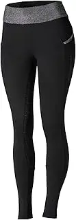 [HORZE] Radiance Women's Silicone Full Seat Tights - Black - 32
