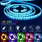 5m LED Strip Light 12V 3528/5050/2835 SMD 300LEDs Waterproof Cool/Warm White-RGB